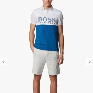 Boss Pavel Logo Rugby Polo Shirt Size XL NWT